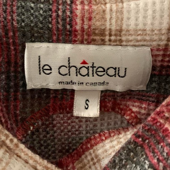 2000's Le Chateau plaid overall mini dress - Picture 7 of 7